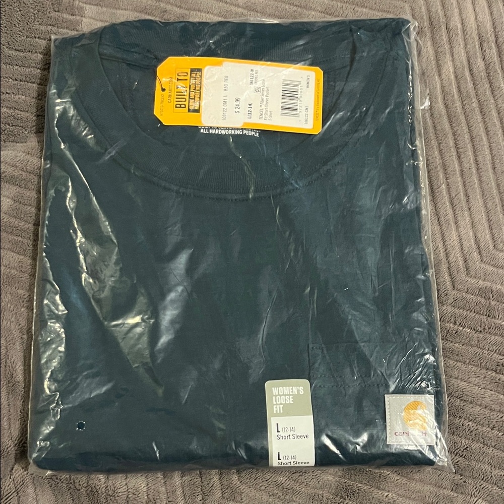 Carhartt Women’s Short Sleeve Dark Teal Tee